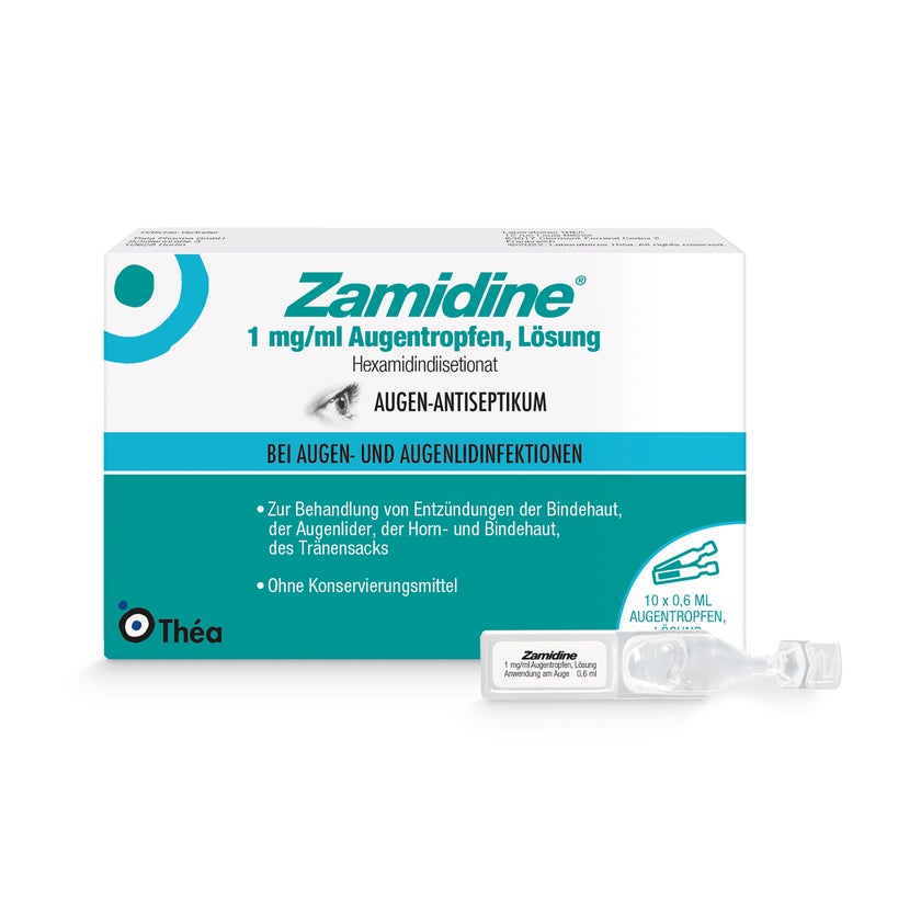 Zamidine antiseptische Augentropfen 10X0,6 ml