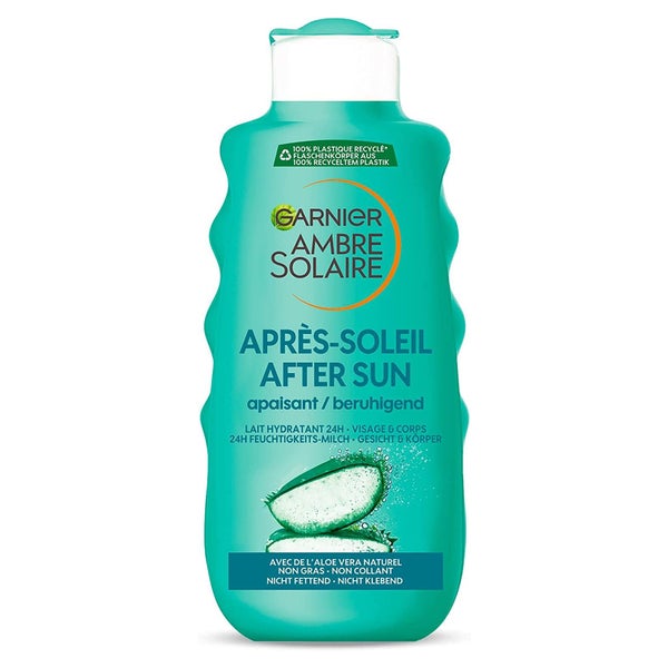 Garnier After Sun Lotion, Kühlende und beruhigende Bodylotion mit Aloe Vera 200 ml