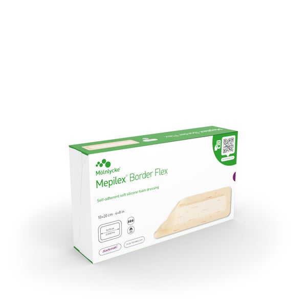 Mepilex Border Flex Schaumverb.haft.10x20 Cm 10 St
