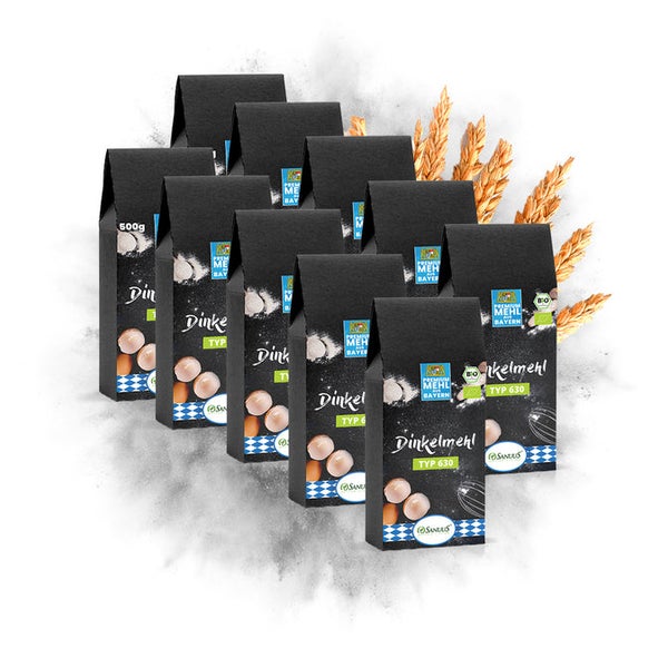 SANUUS® Dinkelmehl 630 aus dem Allgäu 10x1kg 10 kg