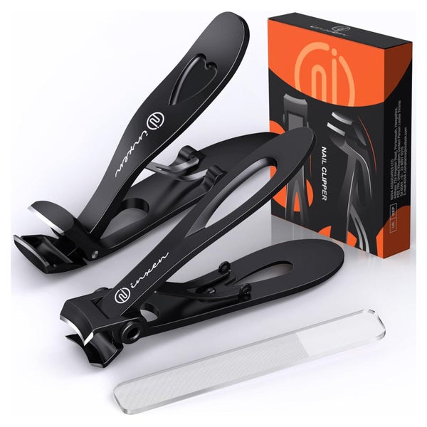 Ergonomischer Winkelkopf Nagelknipser für dicke Nägel | 3er 1 St