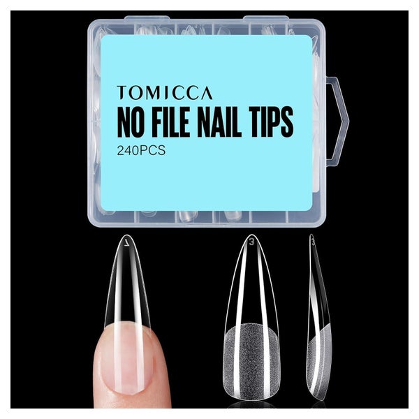 Nageltips Stiletto Long 240 Stück 12 Größen 21.Stiletto Long 1 St