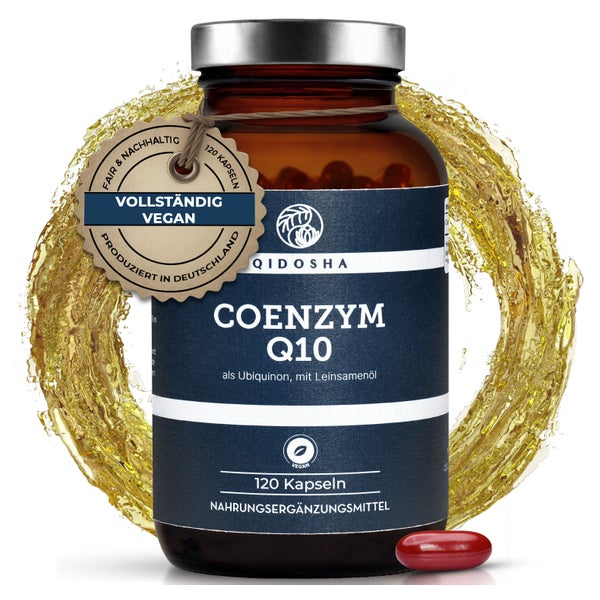 QIDOSHA Coenzym Q10 als UBIQUINON mit Leinsamenöl 120 St