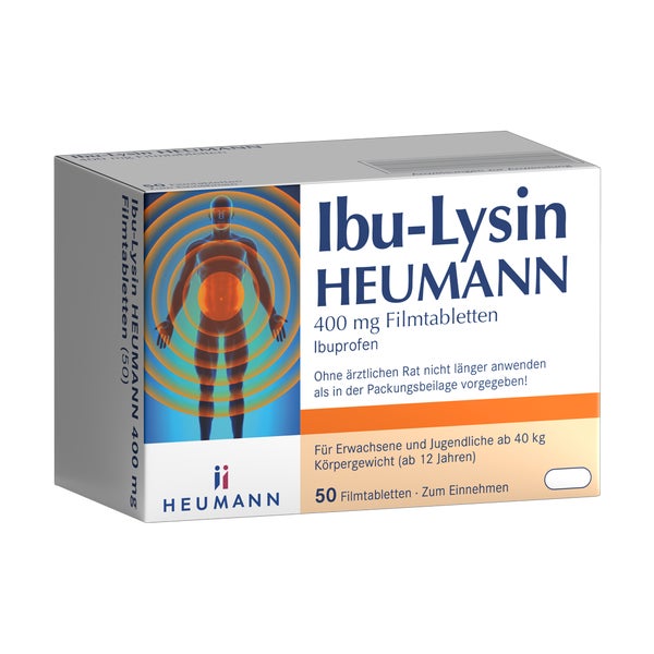 Ibu-lysin Heumann 400 Mg Filmtabletten 50 St