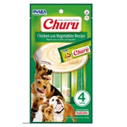 INABA Churu Chicken with vegetables 4x14g Huhn mit Gemüse für Hunde 0,06 kg