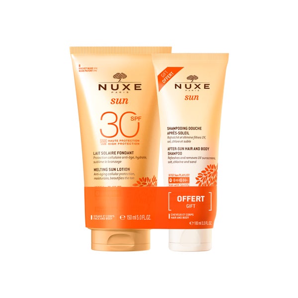 Nuxe Sun Set Sonnenmilch LSF 30 + Gratis Duschshampoo 1 St