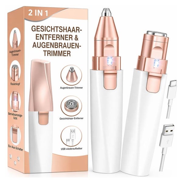 IFANZETECH Augenbrauenrasierer & Gesichtshaarentferner 1 St