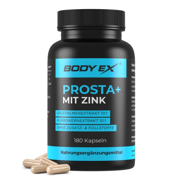 Body Ex® Prosta+ Kapseln mit Zink, Sägepalme & Kürbiskern 101 g