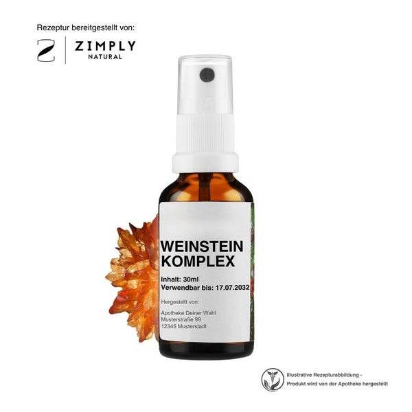 Zimply Natural WEINSTEIN KOMPLEX - Pflanzbasierte Rezeptur 30 ml