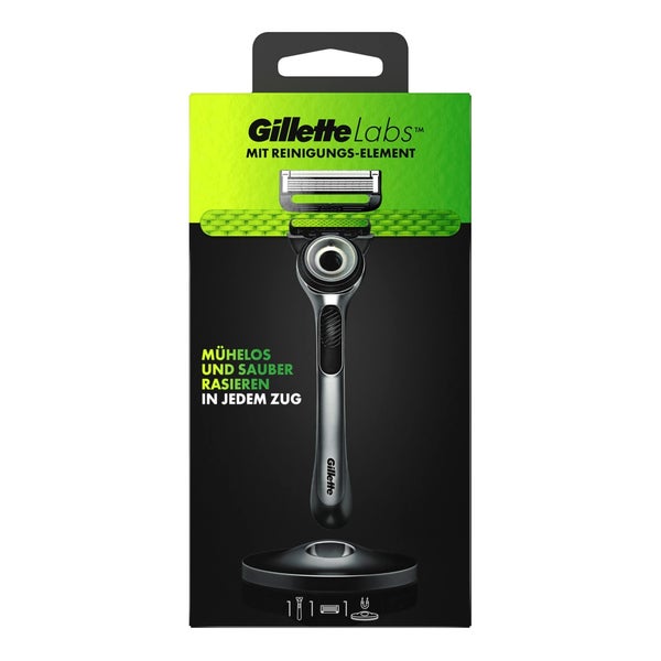 GilletteLabs, Rasierer mit Reinigungs-Element, 1 Griff 1 Klinge 1 St