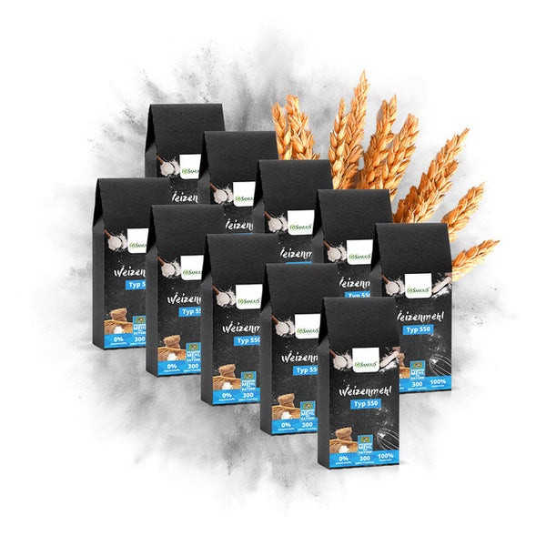 SANUUS® Weizenmehl 550 aus dem Allgäu 10x1kg 10 kg