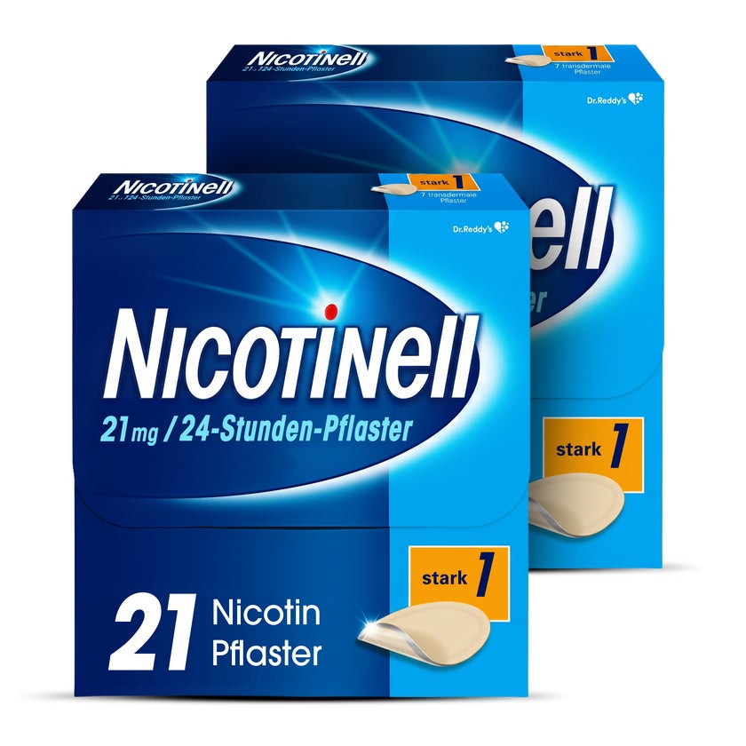 Nicotinell 21 mg Pflaster Doppelpack 2X21 St