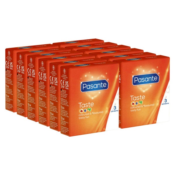Taste aromatisiert bunt 36 Kondome Vorteilspack (36 Kondome) 36 St