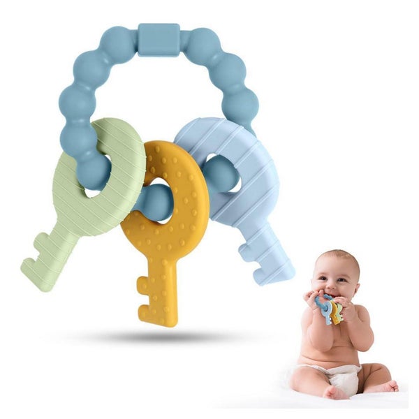 Silikon Beissring Baby BPA frei Zahnen Spielzeug 1 St