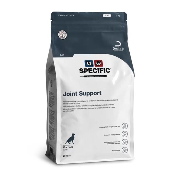 SPECIFIC Cat FJD Joint Support: Trockenfutter für ausgewachsene Katzen zur Unterstützung der Gelenkgesundheit 2 kg