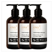 OXY8 NATURKOSMETIK AQUA RELATIVE SHOWER GEL 3er-Pack 750 ml