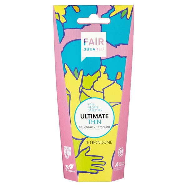«Ultimate Thin» 10 Kondome – Ultra-dünn, vegan, Fair-Trade (10 Kondome) 10 St