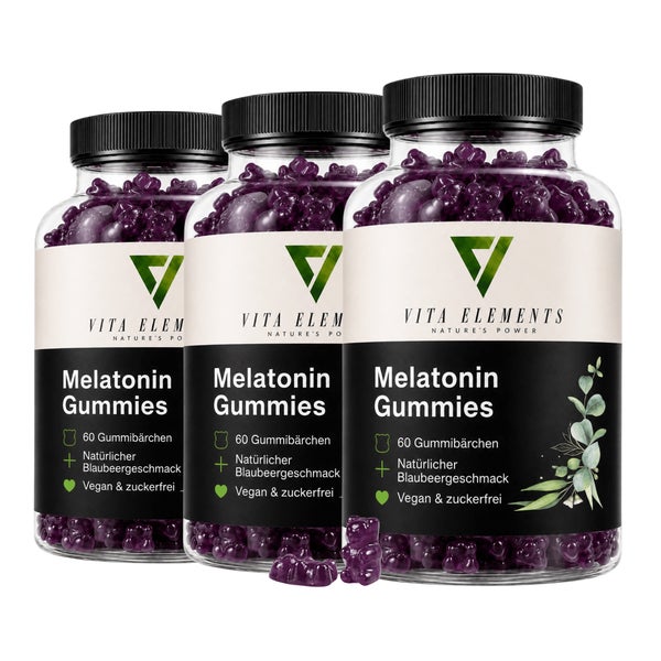 Vita Elements Melatonin Gummies 3 x 60 St