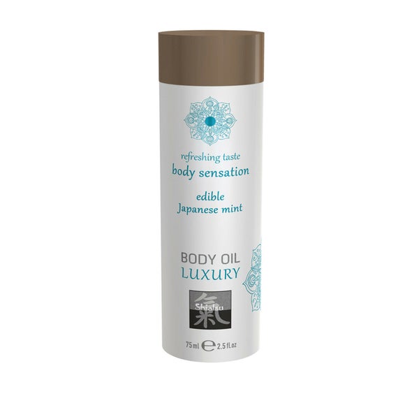 Shiatsu - Körperöl Massageöl mit Aroma Duft
 Geschmack Japanische Minze 75 ml