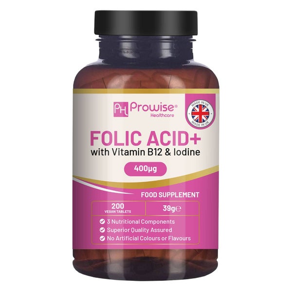 Prowise Healthcare Folsäuretabletten Vitamin B9 400 µg 400 St