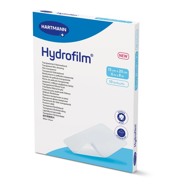 Hydrofilm Transparenter Folienverband 15x20cm 10 St