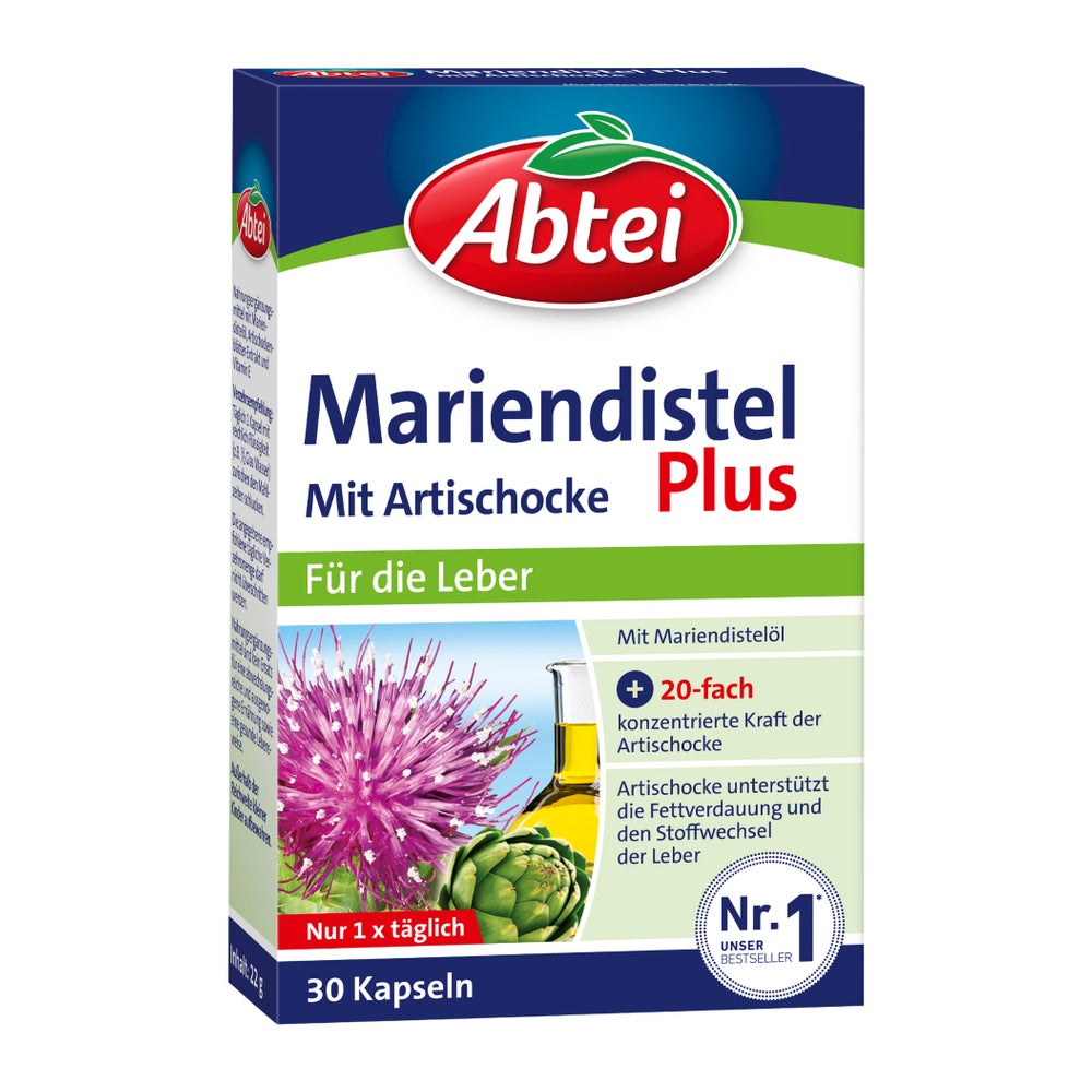 Abtei Mariendistel Plus Mit Artischocke 30 Kapseln