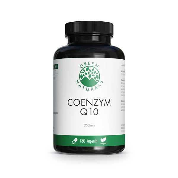 Green Naturals Coenzym Q10 250 Mg Vegan Hochdos. 180 St