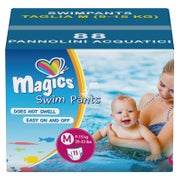 Magics Swim Pants Einweg-Schwimmwindeln für Babys, M(9-15kg) 88 St