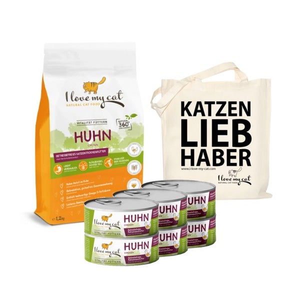 I love my cat Set mit Huhn 1,800 g 1800 g