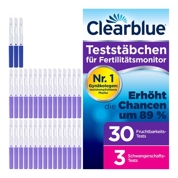 Clearblue Fertilitätsmonitor Teststäbchen 33 St