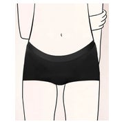 MYLILY Teens Periodenunterwäsche Boxer Slip | Schwarz - Größe 122/128 1 St