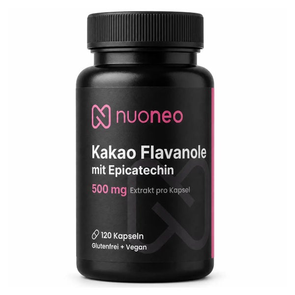 Kakao Flavanole 250 mg mit Epicatechin Kakaoextrakt Kapseln 120 St