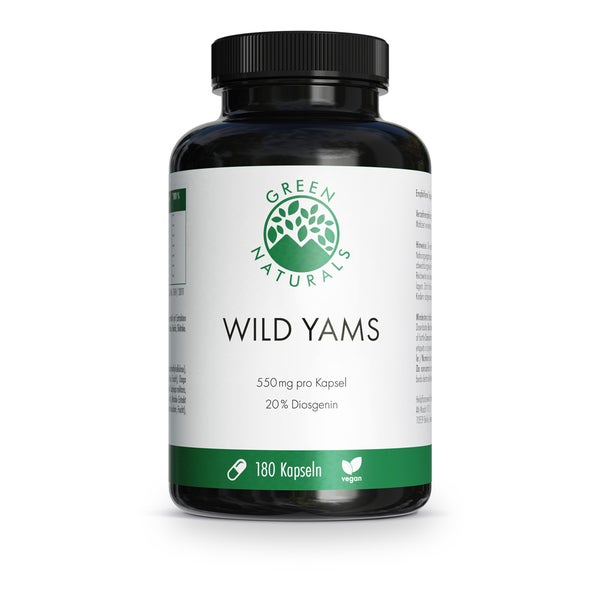 Green Naturals Wild Yam Hochdosiert Vegan 180 St