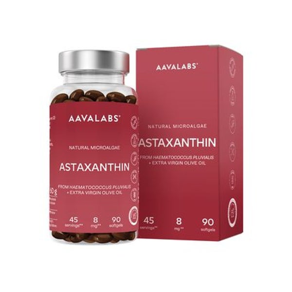 Aavalabs Astaxanthin 8 mg aus Haematococcus pluvialis 90 St