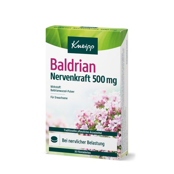 Kneipp Baldrian Nervenkraft 500 Mg Filmtabletten 30 St
