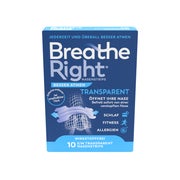 Produktabbildung: Besser Atmen Breathe Right Nasenstrips transparent 10 St
