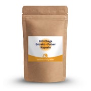 Bio Chaga Extrakt + Pulver Kapseln 60 St