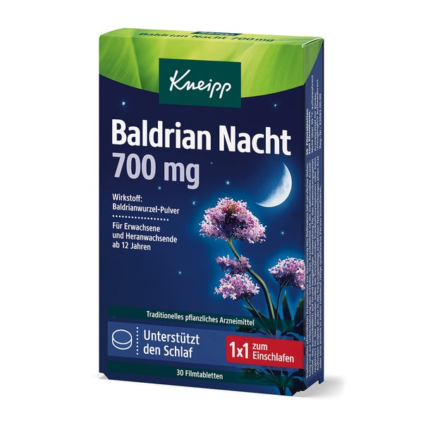 KNEIPP Baldrian Nacht 700mg 30 St