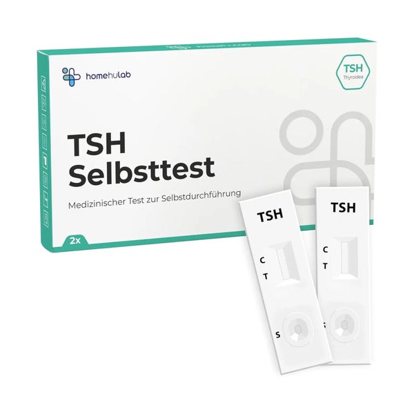 Homehulab 2x Schilddrüsen TSH Schnelltest / Selbsttest - Schnelles Ergebnis 2 St