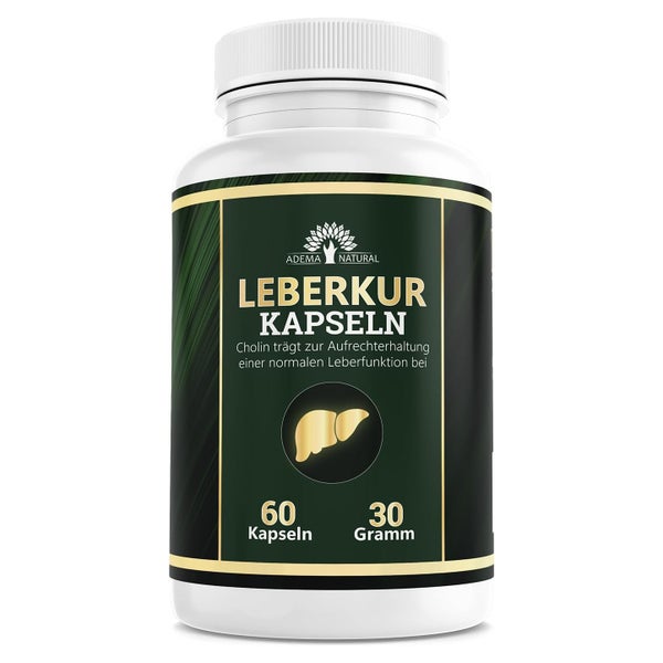 Adema Natural® Leber Kur Kapseln | Ihre natürliche Ergänzung 60 St