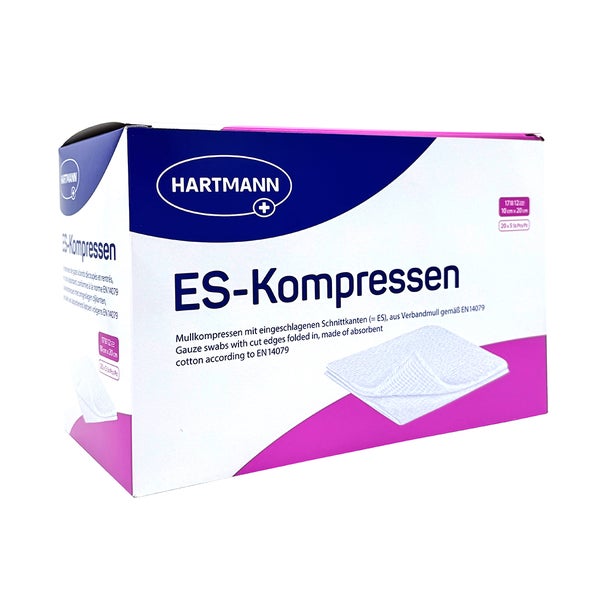 Es-kompressen Steril 10x20 Cm 12fach Großpackung 20X5 St
