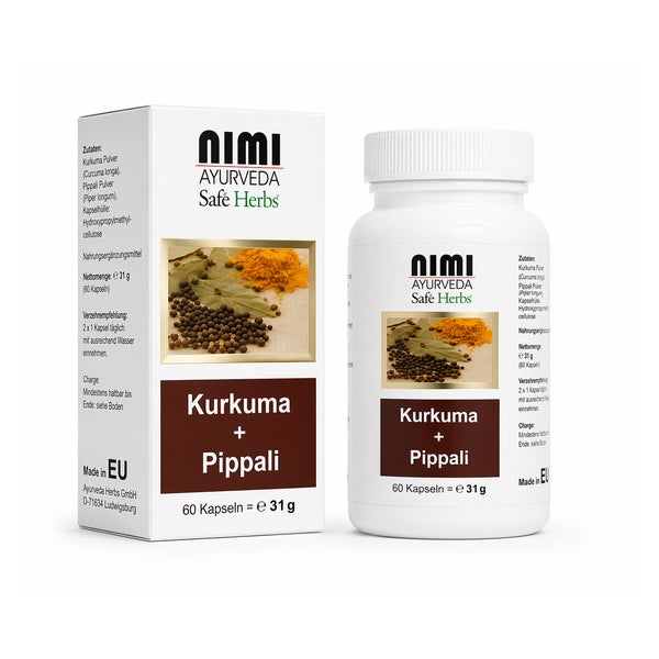 Nimi - Kurkuma + Pippali Extrakt 60 St