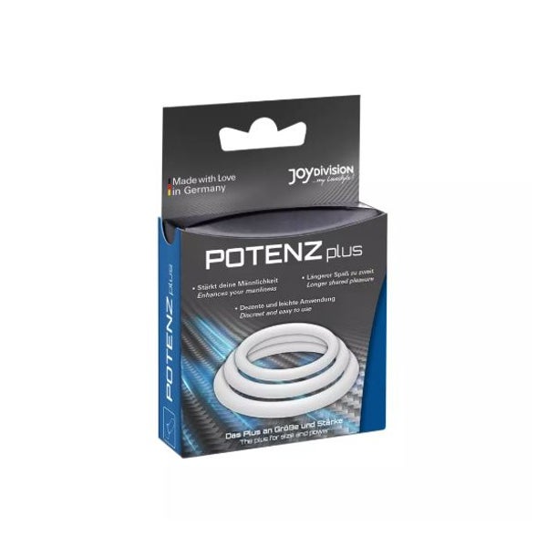 POTENZplus, Transparent, 3er-Set (S, M, L)