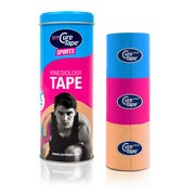 MyCureTape® Sports Blau, Pink & Beige – 3 Rollen 3 St