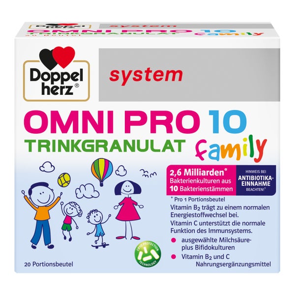 Doppelherz Omni Pro 10 Family System Trinkgranulat 20 St