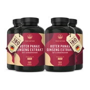 Roter Panax Ginseng Kapseln - 20% Ginsenoside - Made in DE 720 St