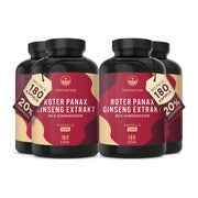 Roter Panax Ginseng Kapseln - 20% Ginsenoside - Made in DE 720 St