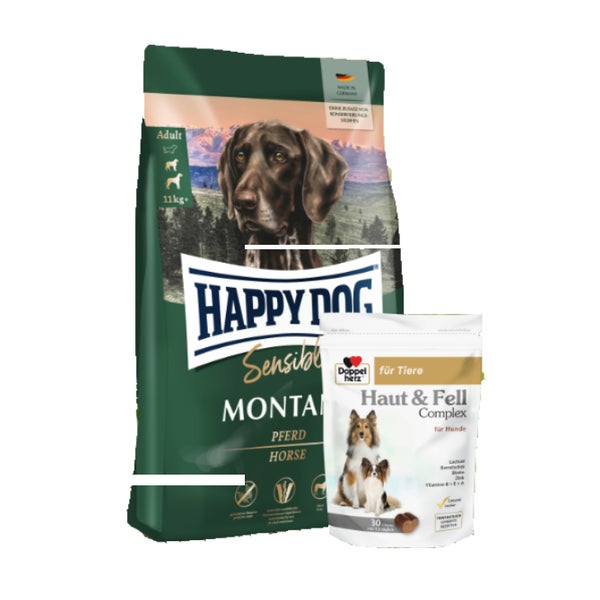 Sensible Montana + Doppelherz Haut und Fell Complex 4 kg