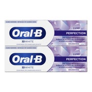 Oral-B 3D White Luxe Perfection Whitening Zahnpasta, Kühlende Minze, 2x75ml 1 St