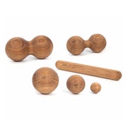 rollholz Faszienset 6-teilig Eiche Made in Germany 1 St